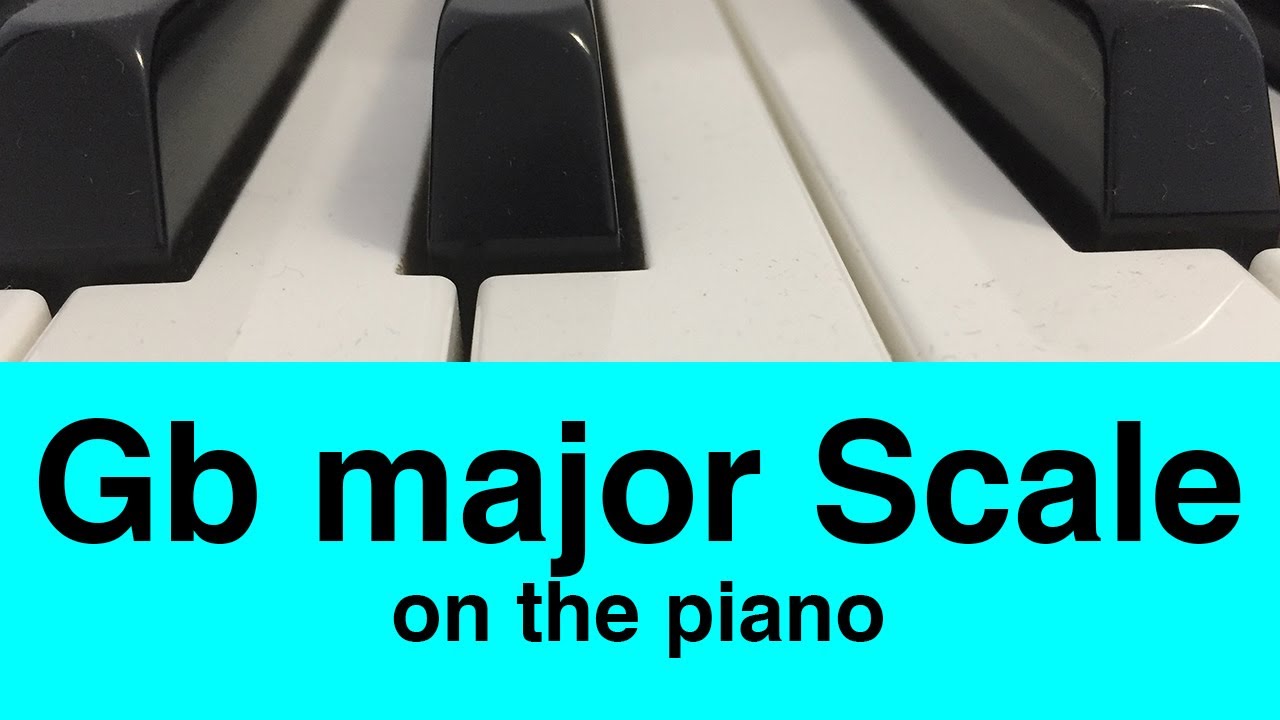 Gb Major Scale Piano Tutorial✨