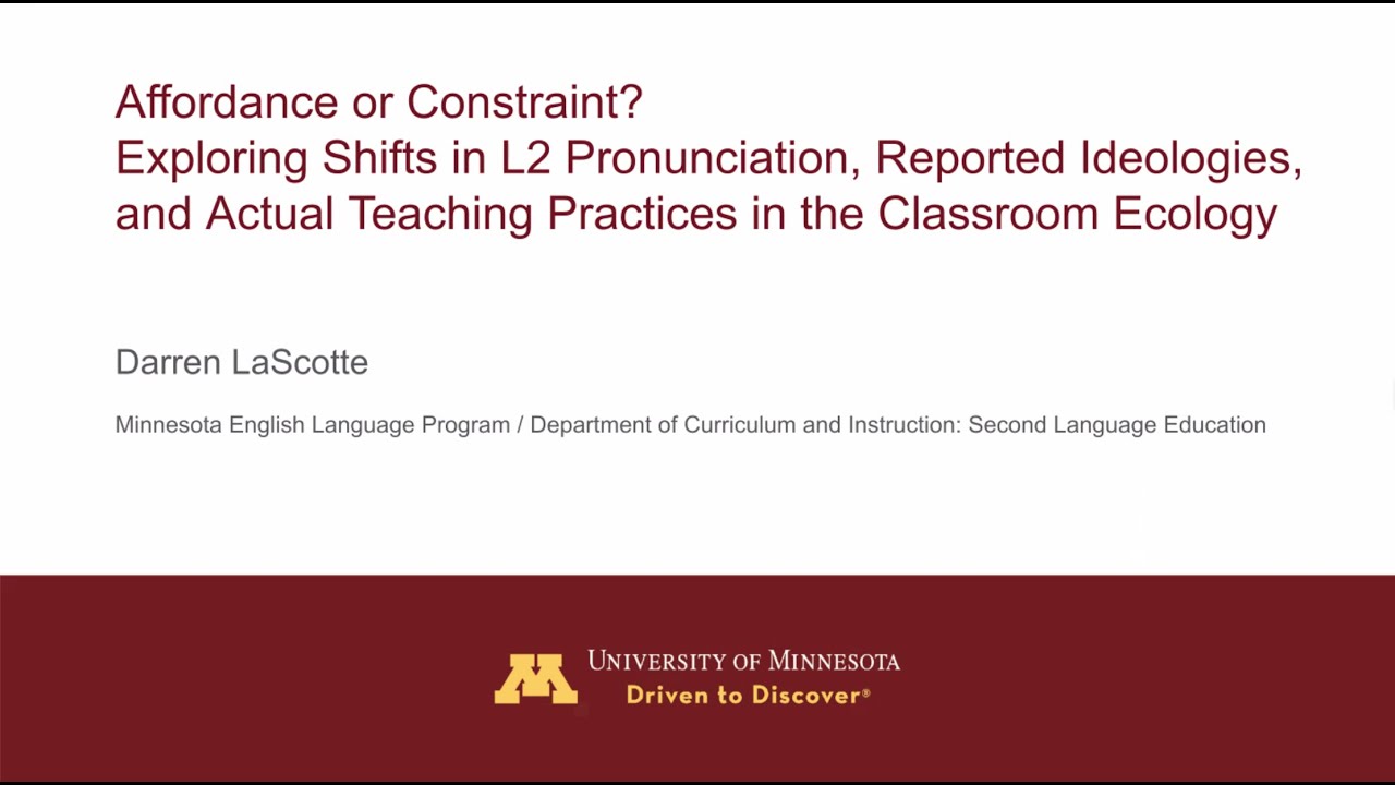 Shifts in L2 Pronunciation, Reported Ideologies, and Actual