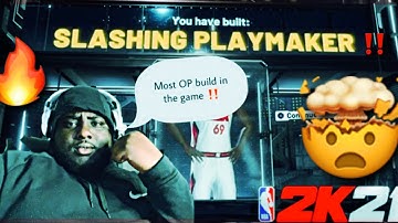 The Best NBA 2K21 Build is an OP Slashing Playmaker!! He Can Do it All !!! *Must See*
