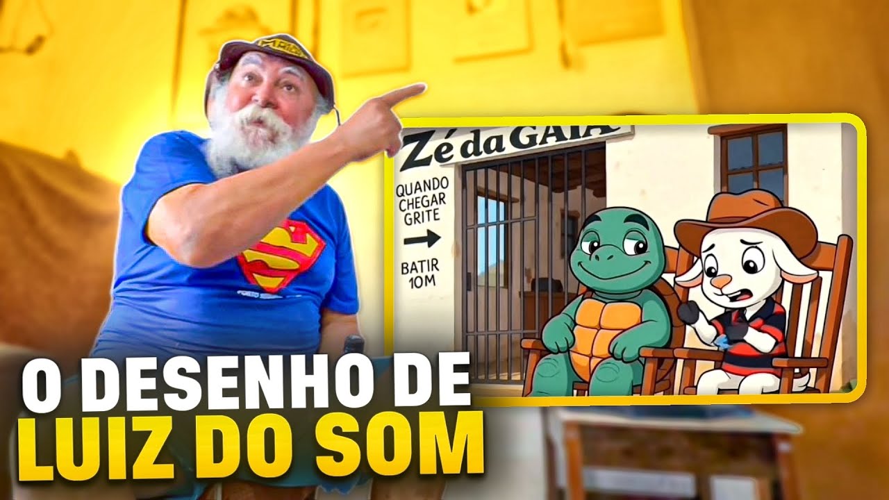 O DESENHO DE LUIZ DO SOM XINGOU ELE | MANETIKIN 