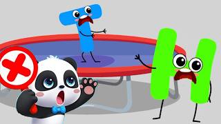 Baby Panda Learning Academy - Lesson 96 - Play With Letter H & T - Useful Cartoon - ABC for Kids screenshot 3