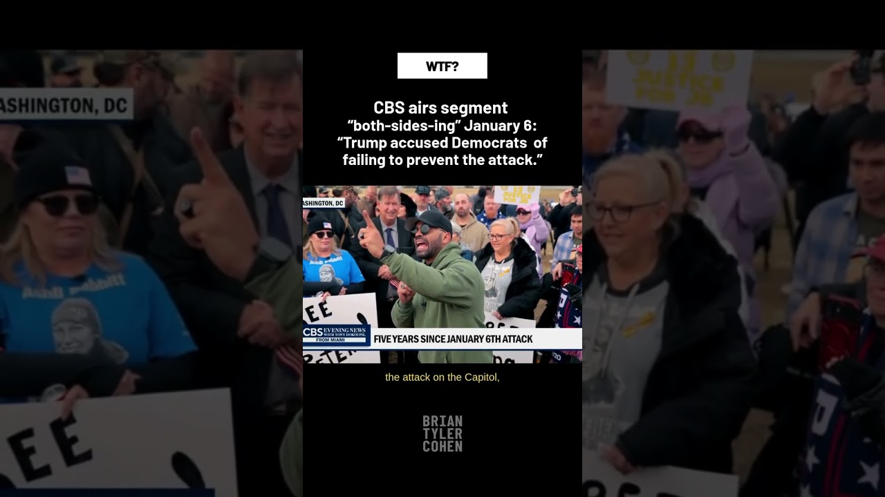 CBS airs segments "both-sides-ing" January 6