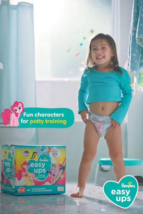 Pampers Easy Ups Baby Girl  Short Ad | Kids Videos