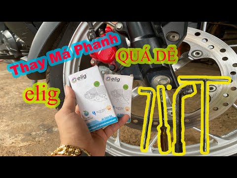 Video Hướng dẫn thay má phanh (bố thắng) Elig cho Honda... - youtube