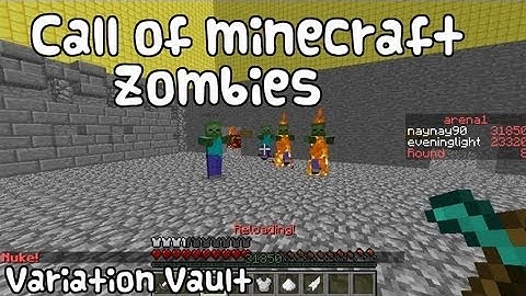 Minecraft Bukkit Plugin - Call Of Minecraft Zombies - Cod minigames zombies!