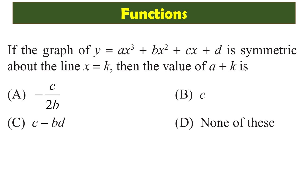 Functions If Ax 3 Bx 2 Cx D Is Symmetric About X K Then A functions-if-ax-3-bx-2-cx-d-is-symmetric-about-x-k-then-a