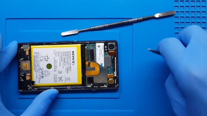 Sony Xperia M5 Batarya Değişimi - YouTube