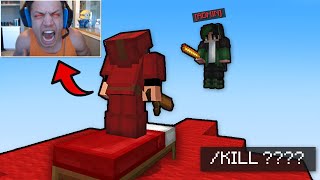 Arkadaşımı Gizli ADMİN Komutlarıyla TROLLEDİM | minecraft bedwars