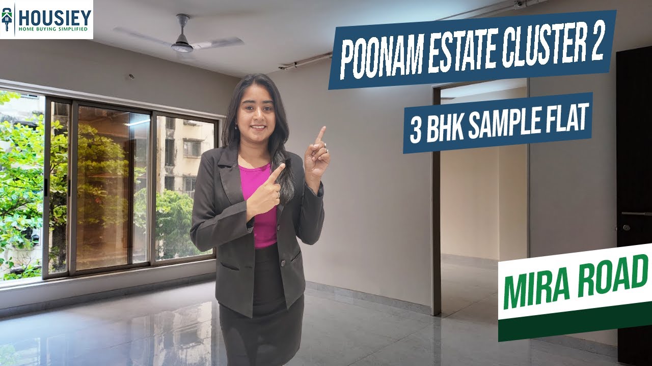 Poonam Estate Cluster 2 Mira Road | Luxurious 3BHK Sample Flat Tour In Mumbai | Location & Review