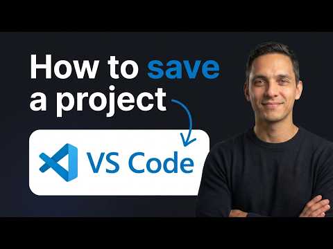 How to Save a Project on VS Code (Step by Step)