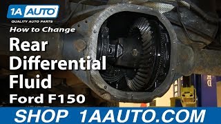 How To Change Rear Differential Fluid 04-14 Ford F150