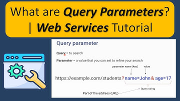 What are query parameters? | Web Services Tutorial