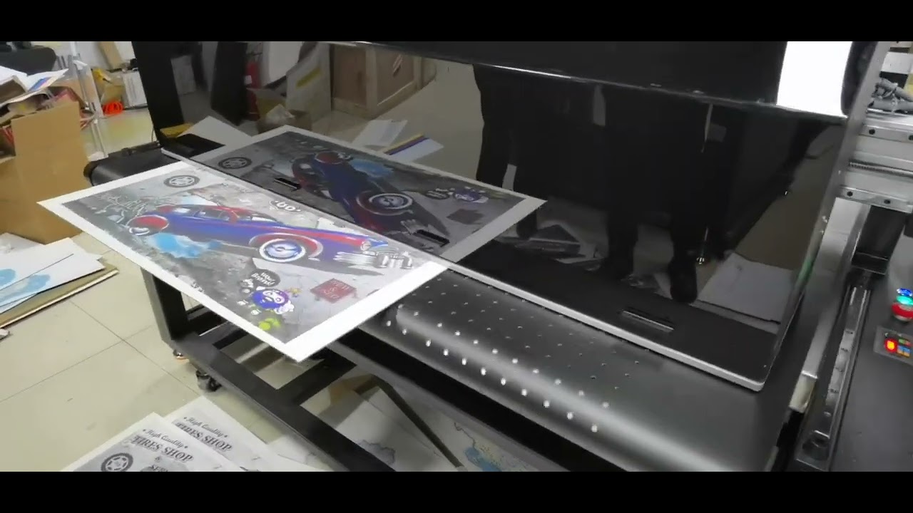 Robotjet configure A3+ piezoelectric printhead single pass digital printer