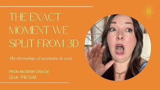 The 3D/5D Split has already happened — and I think I can pinpoint the exact moment 