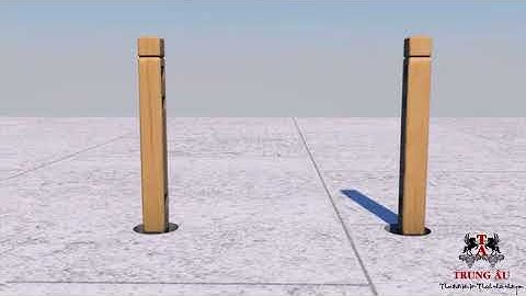 3D Hướng dẫn thi công lắp đặt bờ kè bê tông ly tâm| Khuôn Cột Trung Âu