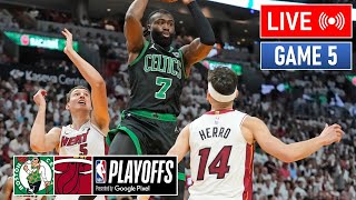NBA LIVE! Boston Celtics vs Miami Heat GAME 5 | May 2, 2024 | NBA Playoffs 2024 LIVE