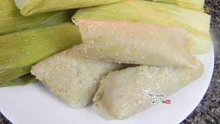 Como hacer TAMALES DE ELOTE DULCES - YouTube