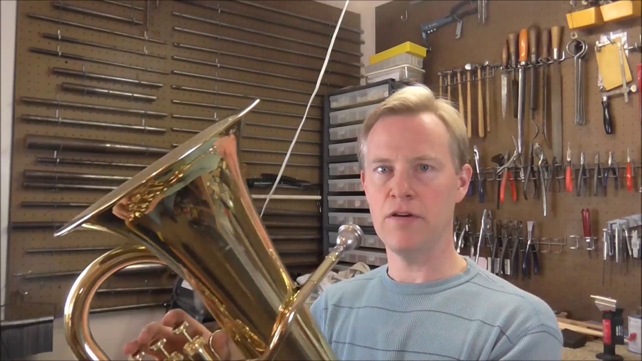 Common Valve Problem, Easy Repair On Yamaha Euphonium