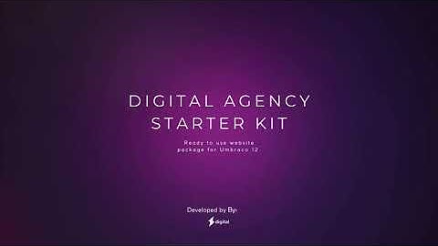The Digital Agency Starter Kit for Umbraco CMS by ByteAnt