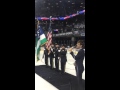 Wes Sings National Anthem at Islanders vs Rangers