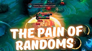 ALL THE PAIN OF RANDOM TEAMING ON VALE - MOBILE LEGENDS