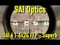 The King SAI 6 1 6x24 FFP W RAFR Reticle First Person RePew 