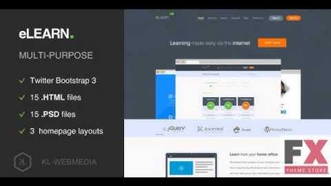 Preview eLearn - Multi-Purpose HTML5 Template TForest