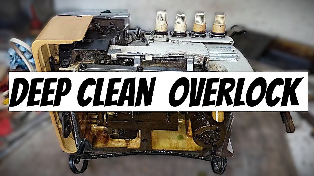 Deep Clean natin ang Overlock Sewing Machine. Pahabol Upload. Customer from Romblon.