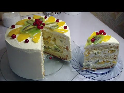 Безумно вкусный торт "Фруктовое наслаждение"