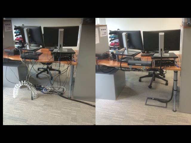 Under desk cable management