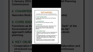 What is NITI Aayog? 🧠 Core Concepts for UGC NET/SET Paper 1# teaching#jrf # 2026 # ugcnetpaper1