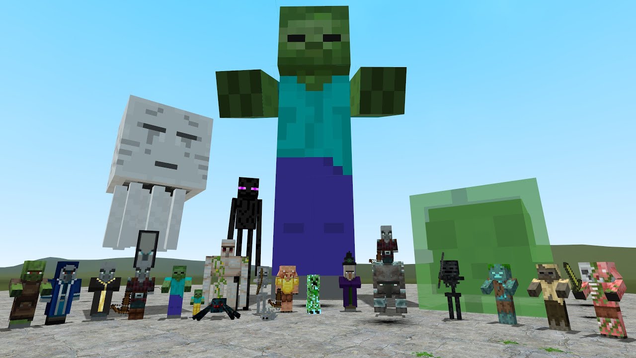 gmod minecraft mobs steam workshop