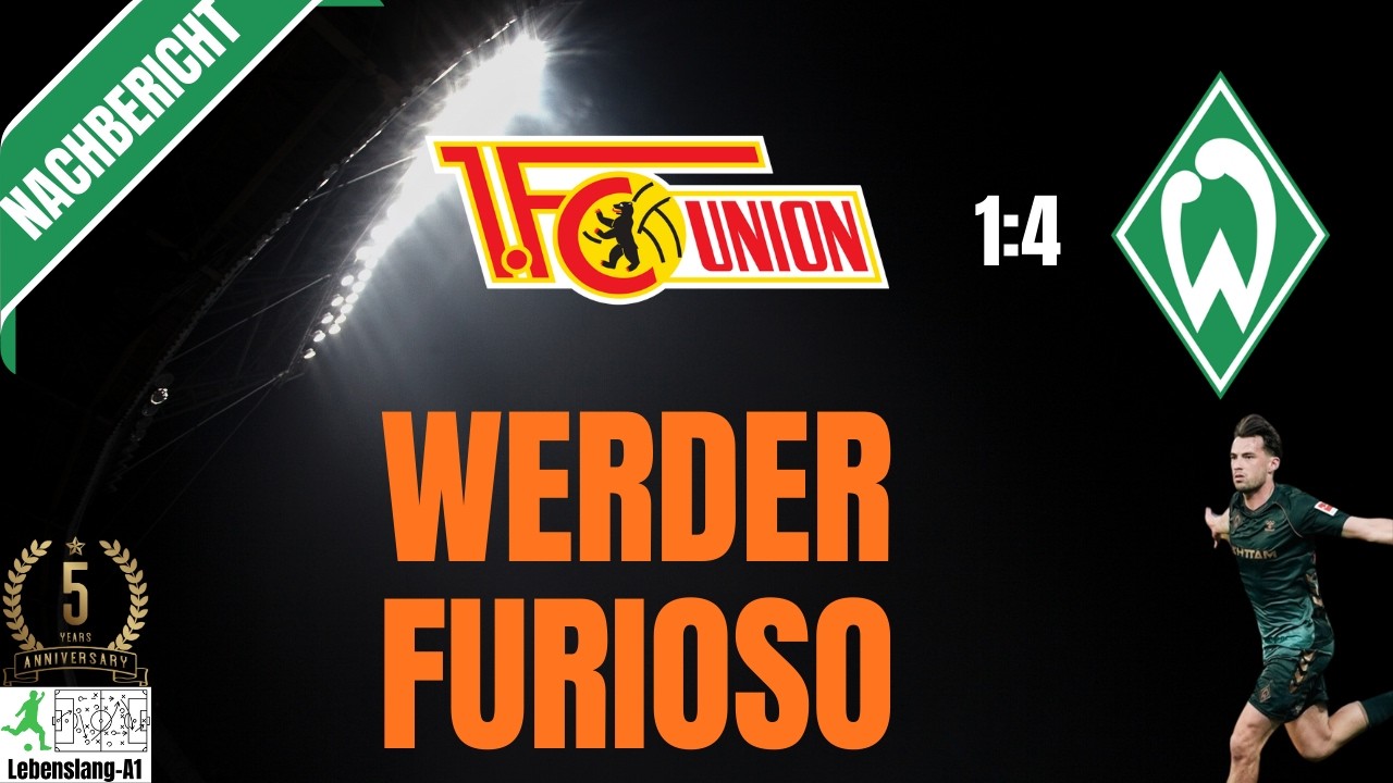 ⚽ Werder Bremen - News & Aktuelles 09.03.2026 | Nachbericht | Union vs. Werder | 1-4