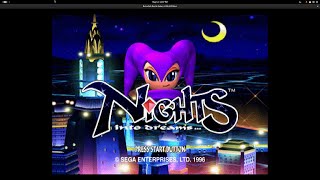 Spelar: Nights Into Dreams (Sega Saturn)