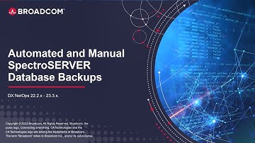 Automated and Manual SpectroSERVER Database Backups