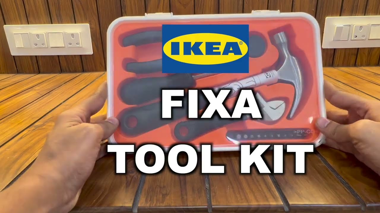 BEST TOOL KIT FOR HOME USE -- IKEA FIXA TOOL KIT 