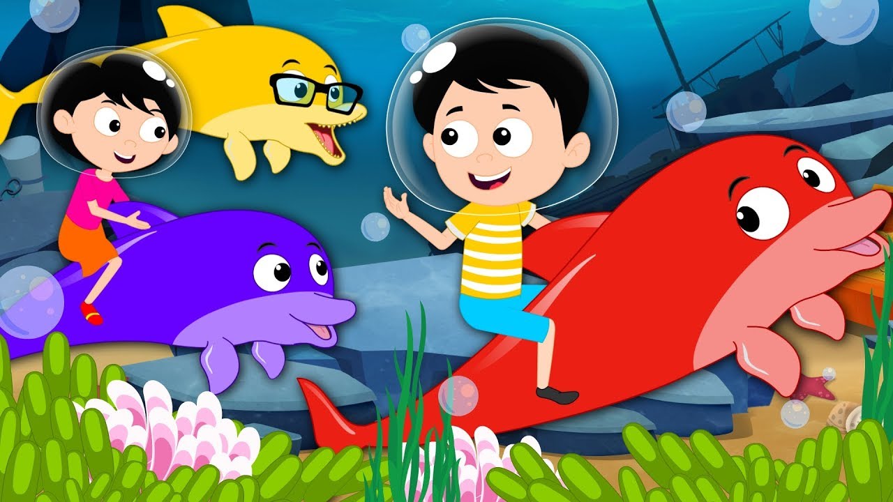 children songs hindi We Are The Dolphins | Kindergarten Songs And Videos For Kids