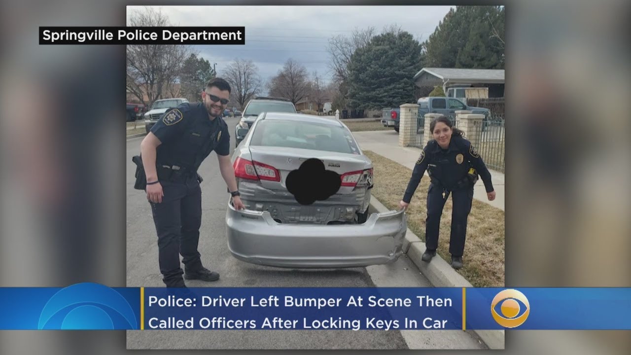 Police: Driver Flees Accident Scene Leaving Bumper, Calls Afterward For Help To Retrieve Keys