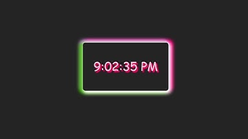 HTML CSS JavaScript Glowing Digital Clock 👍👍👍 #html #css #javascript #reactjs #web_design 👍👍