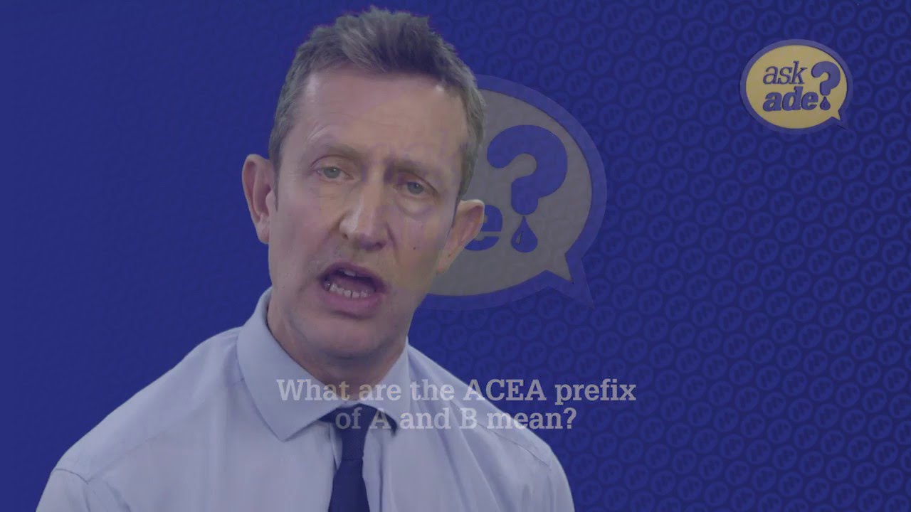 What do the A or B prefix of ACEA mean?