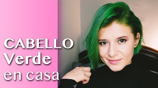 Como Pintar El Cabello Verde Esmeralda En Casa Dyi Green At Home