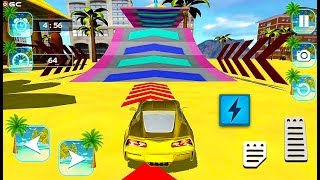 Ramp Car Stunts Beach Racing Stunts Games 3D - Stunts Impossible Tracks Android GamePlay screenshot 4