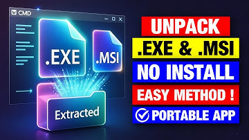 How to Extract / Unpack Setup EXE & MSI Files Without Having To Install | EXE File Extractor Windows