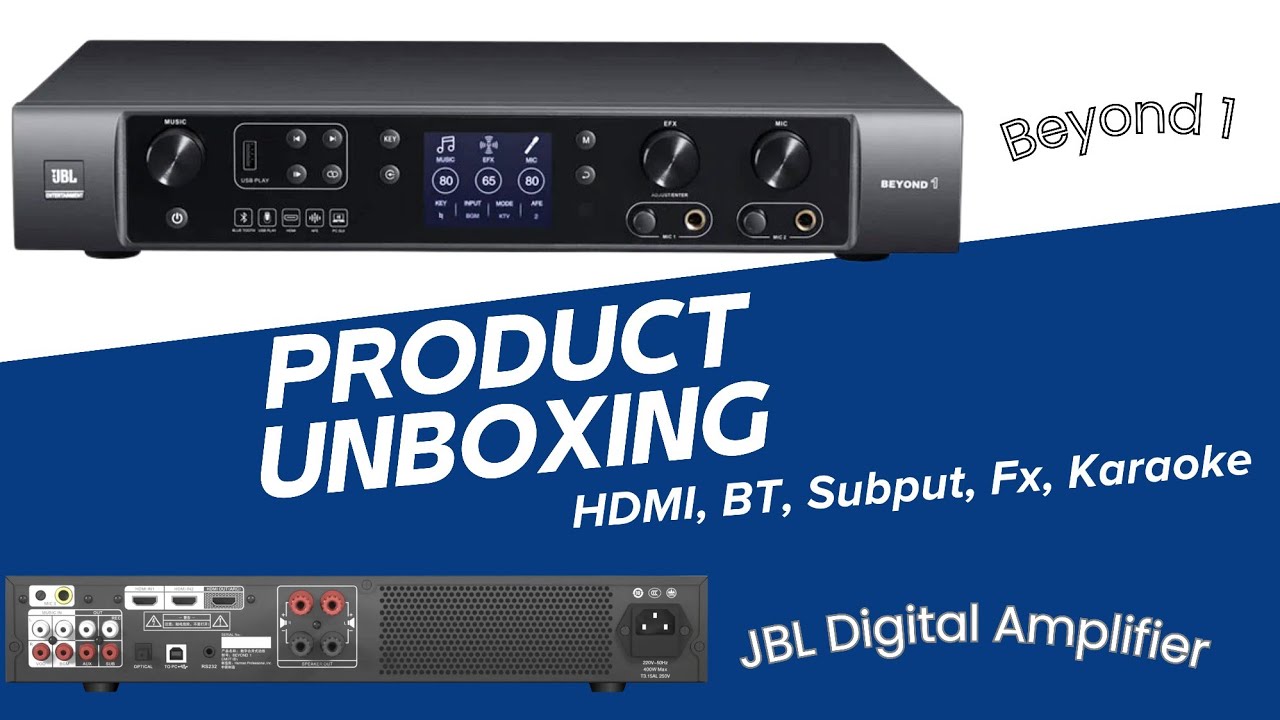 Jbl beyond 1 | India's Best Digital Amplifier | unboxing, features detail, fully operate karna sikhe