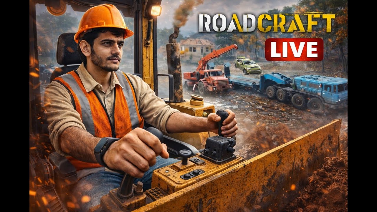 From Destruction to Construction | RoadCraft LIVE Stream – YaatiGamerzz