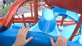 Baby Blue Water Slide at Jerudong Park