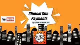 Clinical Site Payments