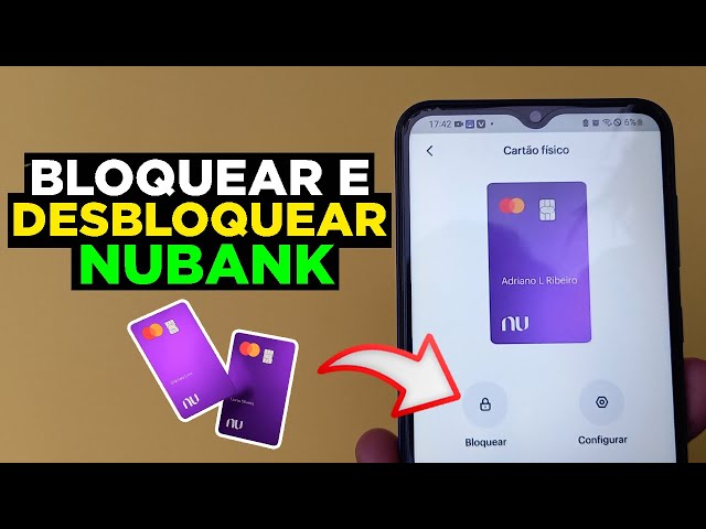 Como bloquear o cartão Nubank pelo celular