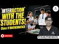 INTERACTION WITH THE STUDENTS OF CLASS 11 || #motivation #class11math