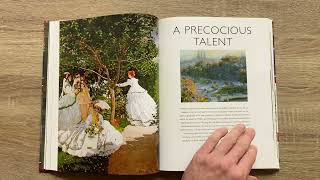 Monet: His Life and Works in 500 Images art book flip-through